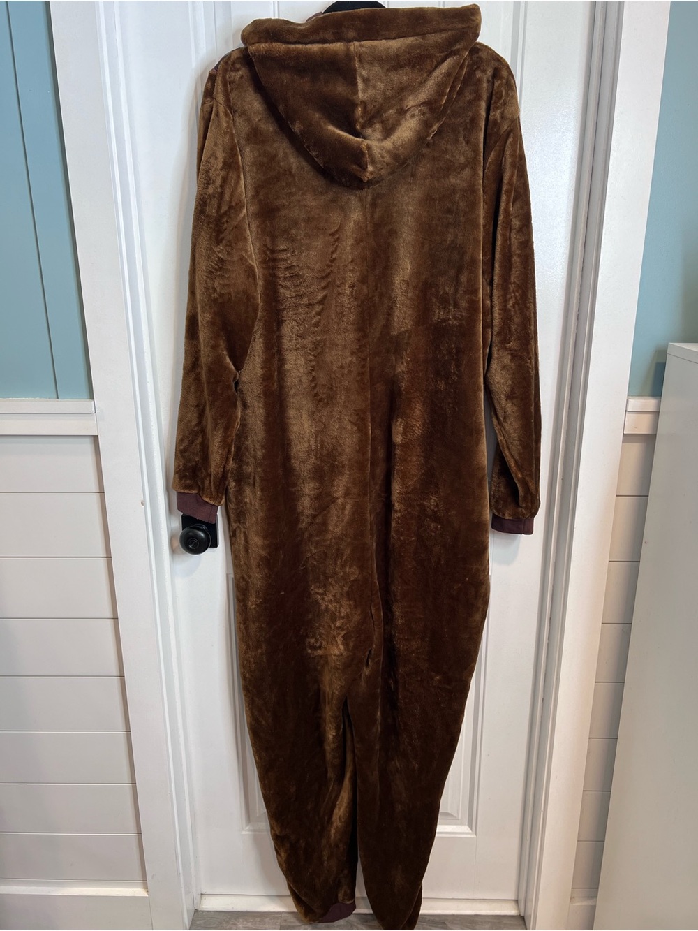 Star Wars Chewbacca Plush Adults Costume Bandolier Accent Onesie. Size XXL. - Picture 4 of 14